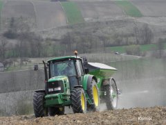 John Deere 6530 &Unia RCW 5500 Plus