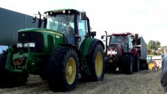 John deere 6620 & Case Puma 145