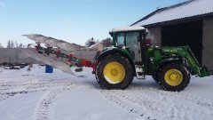 John deere 6820 + kverneland ed 100