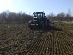 John deere 6830P + Lemken Saphir 7