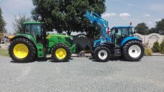 John Deere 6m & New Holland T5