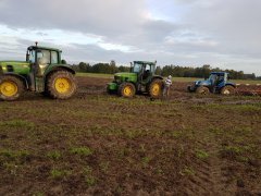 John Deere 7530 7710 & New holland t6070 Kverneland es100