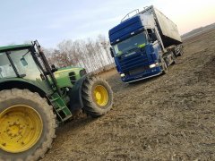 John Deere 7530 & Scania