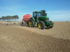 John Deere 7600 Horsch \u0026 Kelly  siew rzutowy.