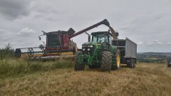 John Deere 7830 & Flegl ASW 268 GIGANT & Case 5130