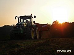 John Deere 7830 + Grimme