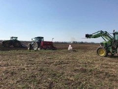 John Deere 7830 & John Deere 6430 & New Holland TVT155