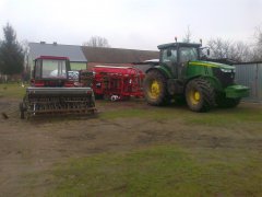 John Deere+Horsch Pronto 4DC i Ursus C-360+Poznaniak