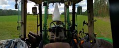 Panorama kabiny John Deere