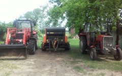 Massey Ferguson 255 & Polmot Warfarma Z-543