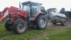 Massey Ferguson 3065 & beczka asenizacyjna GEBA