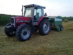 Massey Ferguson 3070 & sipma z 279/1 & prasowanie słomy