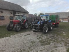 Massey Ferguson 3075 & New Holland TD5050