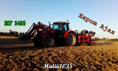 Massey Ferguson 5465 + agregat ścierniskowy Expom Ajax