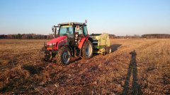 Massey Ferguson 5608 & Krone KR130