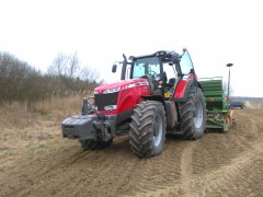 Massey Ferguson 8660 & Amazone ad 403