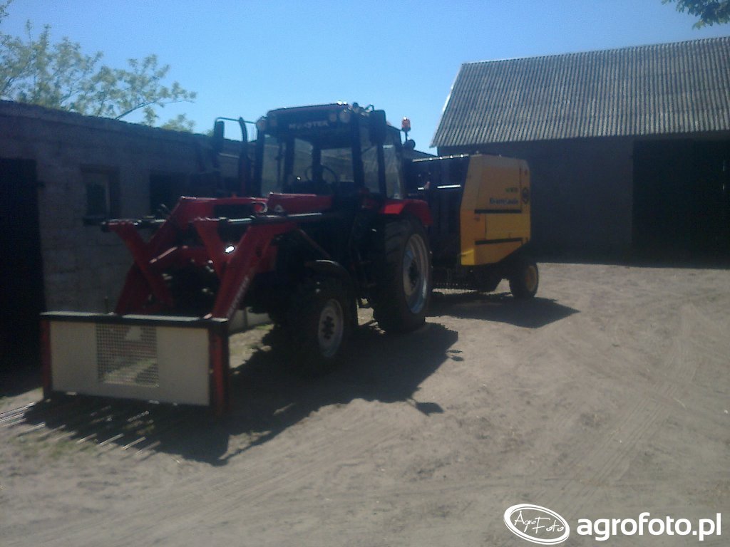 Fotografia ciagnik Mtz 82 i Rc115 id:692963 - Galeria rolnicza agrofoto