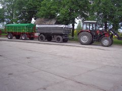 Belarus 820 + Autosan D47 i Pronar T672