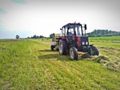 Belarus 820 + Claas Rollant 44