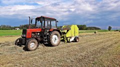 Belarus 820 + Claas Rollant 44