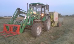 Belarus 920 & Claas Rollant 46