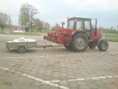 Belarus MTZ 820 + Becker Aeromat 2 + Suski