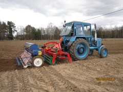 Mtz 80 & Agregat Uprawowo Siewny Agro Masz & Poznaniak 6
