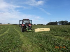 MTZ 80 + krone ActiveMow R280