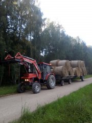 MTZ 82 & D-35 + laweta do bel