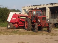 Mtz 82 i Welger RP 200