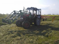 Mtz Belarus 820 + Pottinger Eurotop 421N