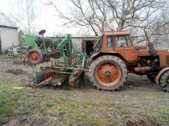 Mtz + Gepard Henryka Batyry + Hassia 2,5m no i beczka 200l wody.