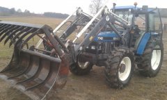 New Holland 7740+Faucheux