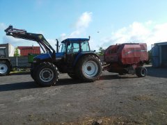 New Holland 8360 + Case RBX 452