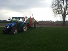 New Holland t4.55+Krukowiak 3000l