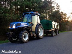 New Holland T4.65V & Sanok D-45