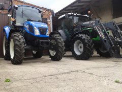 New Holland T4.75 Powerstar i Deutz-Fahr 420 GS Agrofarm