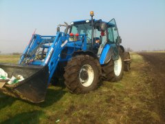 New Holland T5060\u0026 walec