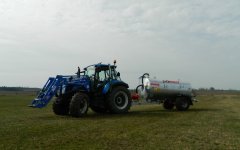 New Holland T5.105 DC / AgroMasz Ł-106A / Pomot Chojna TYP T507/3 4000l