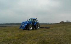 New Holland T5.105 DC / AgroMasz Ł-106A / Włóka