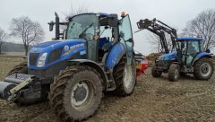 New Holland T5.115 & New Holland TD70D