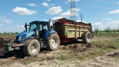 New Holland T5.95 & Leboulch HVS 417 Maxi