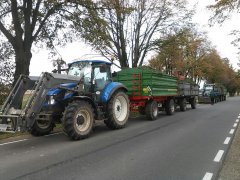 New Holland T5.95 & Pronar PT610