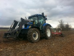 New Holland T6010 + Agro Masz