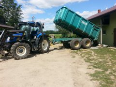 New Holland T6010 + Camara 12t