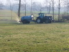 New Holland T6010 i beczka 5000l