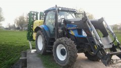 New Holland T6010 i Pilmet Rex 1020