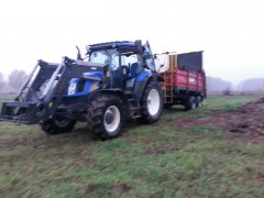 New Holland T6010 + Metal Tech