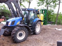 New Holland T6010 + Opryskiwacz Pilmet Rex 1020