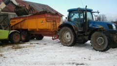 New Holland T6030 + Veenhuis